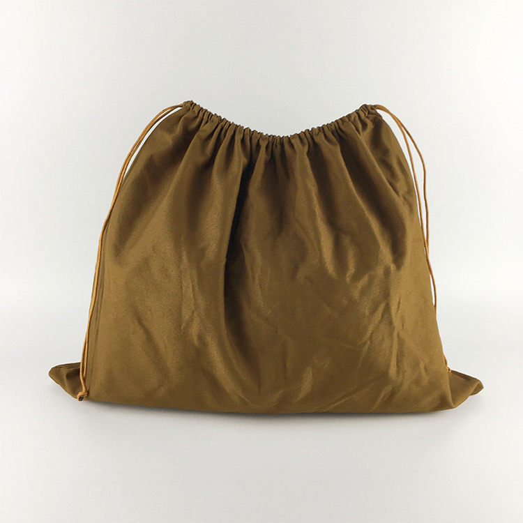 Extra Large Portable Natural Cotton Canvas Cloth Fabric Laundry Drawstring Bag