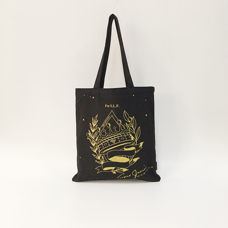 Reusable Shopping Bags With Custom Printed Color Plain Cotton Canvas