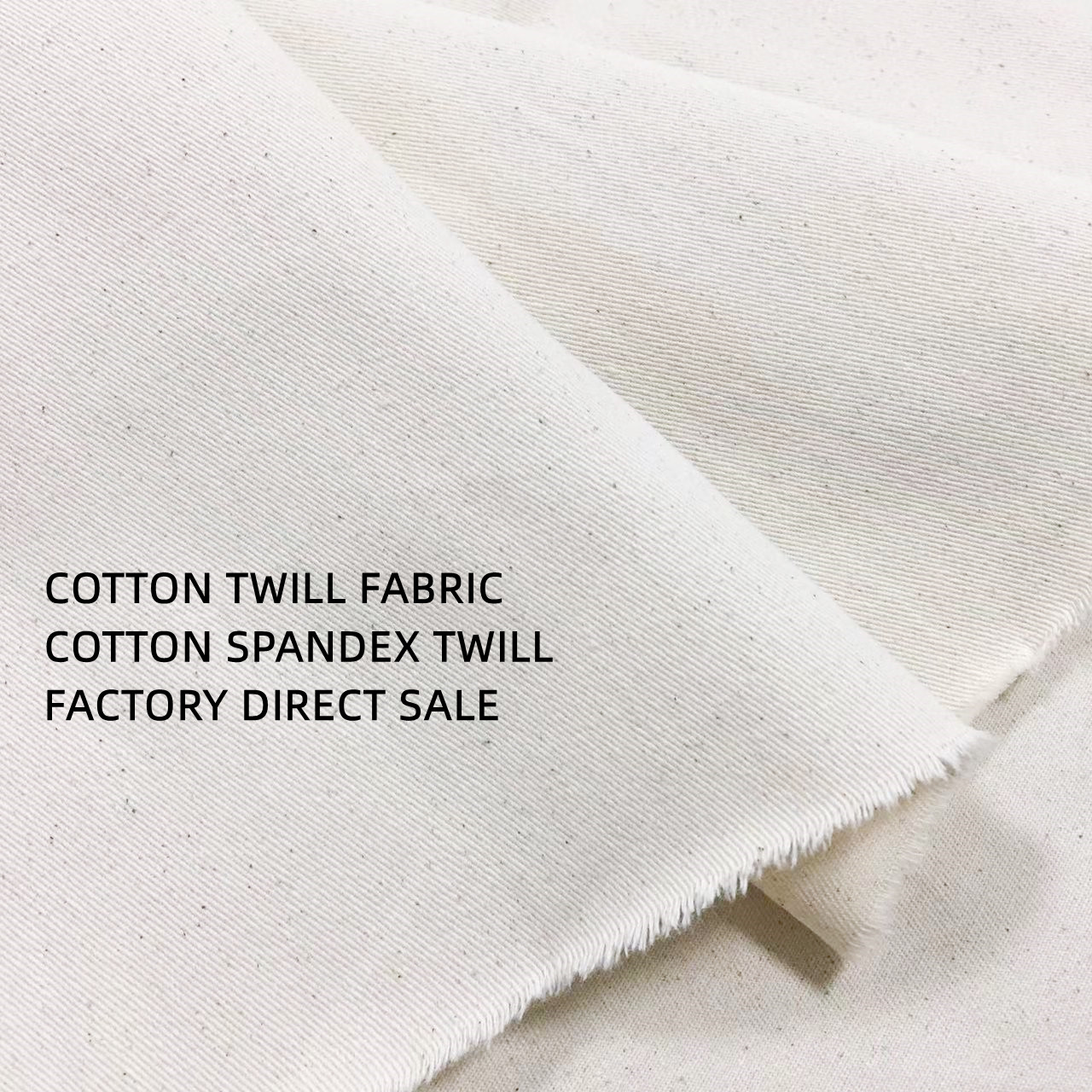 Cotton Twill Spandex Fabric For Garment Wholesale Workwear Twill Fabric Manufacturer Tela Di Cotone
